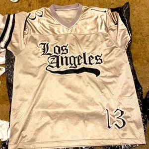 Los Angeles grey jersey shirt size xxl. Barely worn!